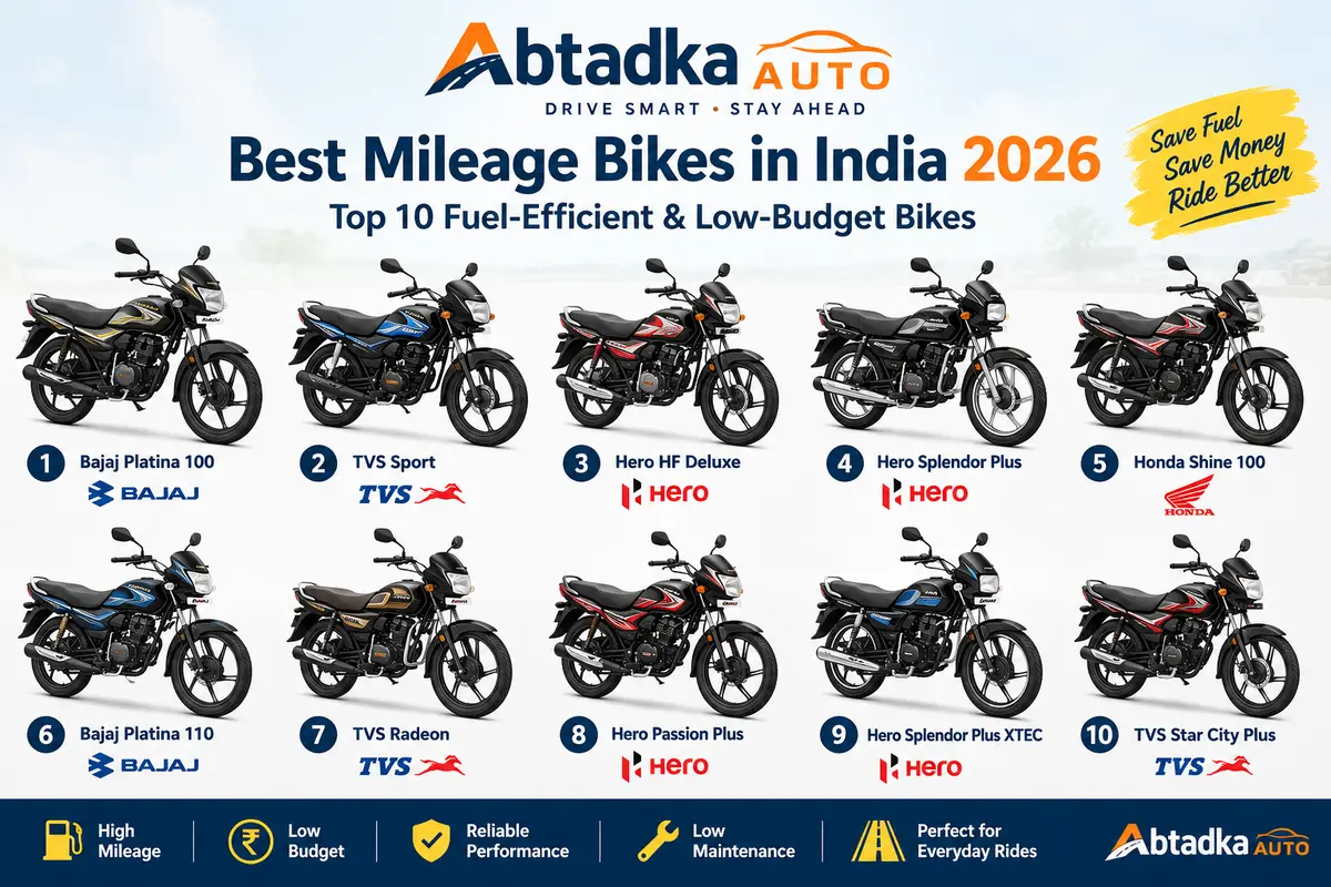 Best mileage bikes in India 2026