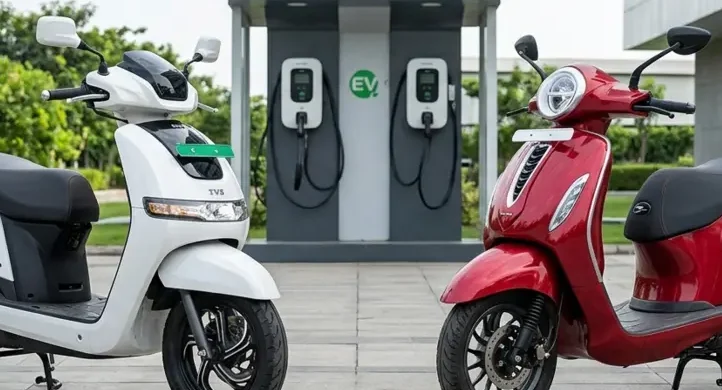 Tvs bajaj scooter edited