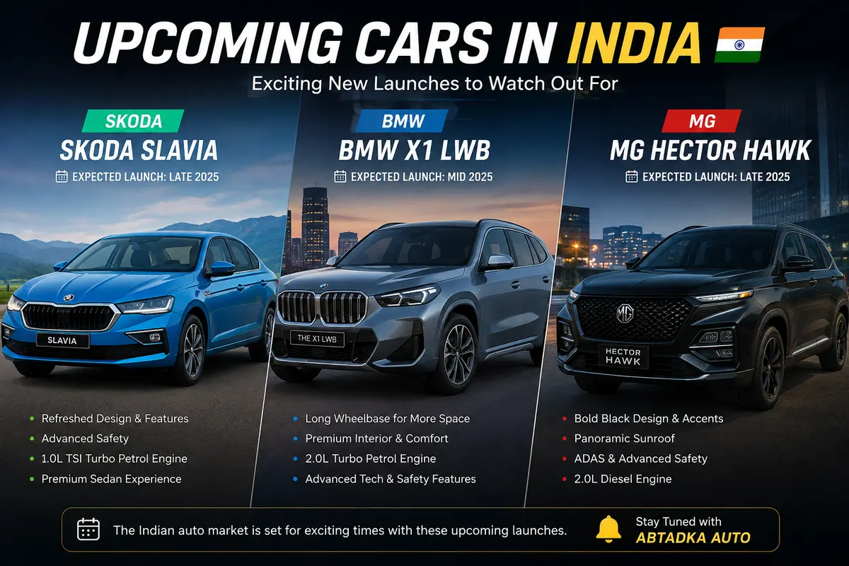 Top upcoming cars launching in India 2026 collage