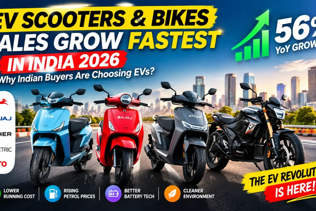 electric scooter sales in India 2026