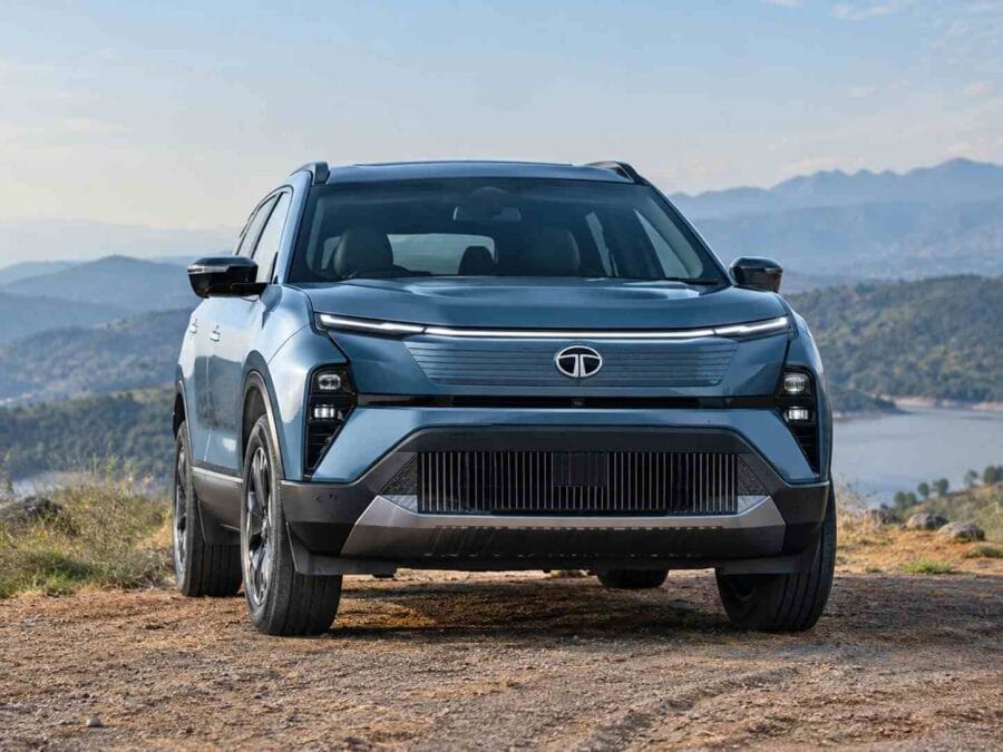 Tata Harrier EV electric SUV front view